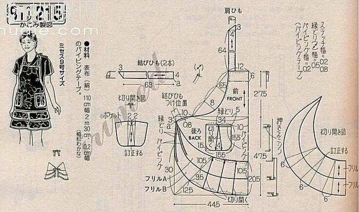 Платье фартук выкройка Pin by Fanny F Lay on Sewing patterns Ladies boutique, Japanese books, Sewing pa
