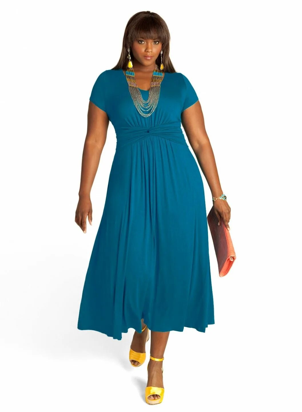 Платье фигура груша фото Antonia Plus Size Dress in Lagoon Blue Giyim, Elbise, Kadın