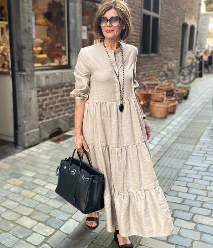 Платье фото для женщин 40 Pin on OUT AND ABOUT Fashion outfits, Fashion dresses, Linen fashion