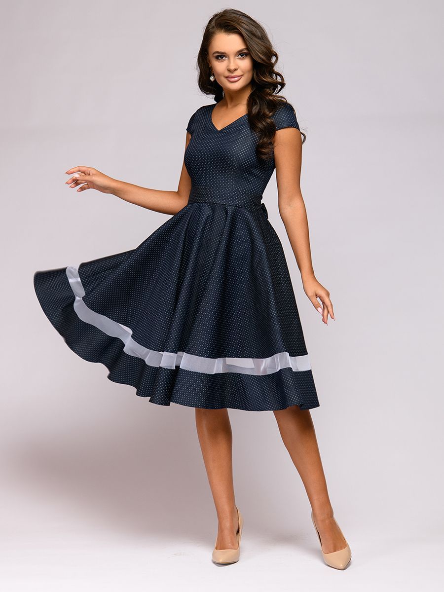 Платье фото и цена минск Платье женское хлопковое повседневное офисное праздничное летнее темно-синее в г