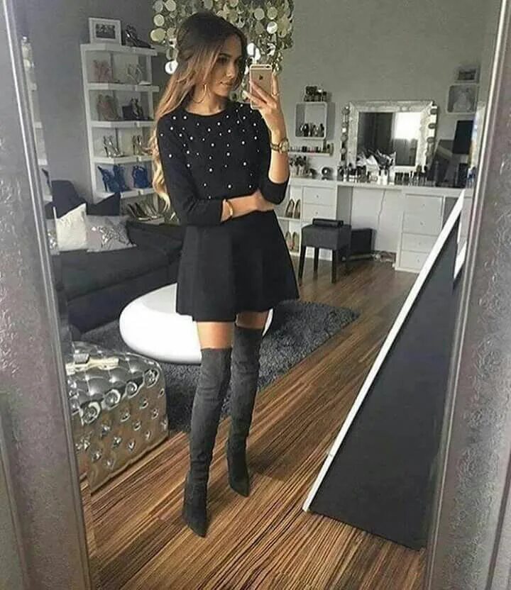 Платье фото в домашних условиях Pin by Ken on Haley Pullos Fashion, Outfits invierno, Simple outfits