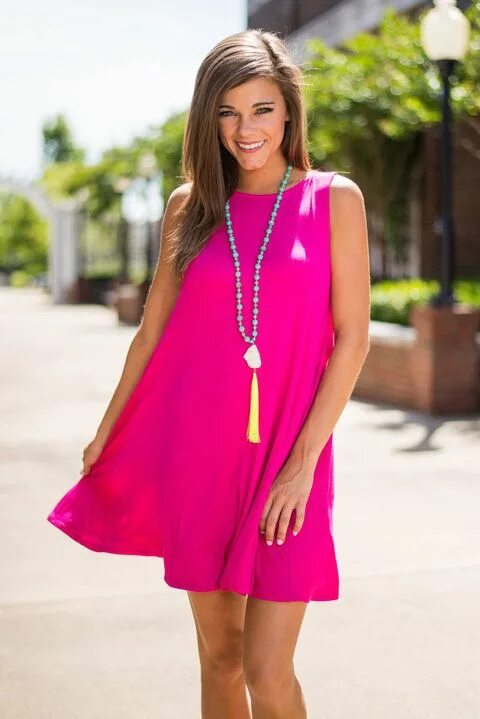 Платье фуксия фото Pin on dresses