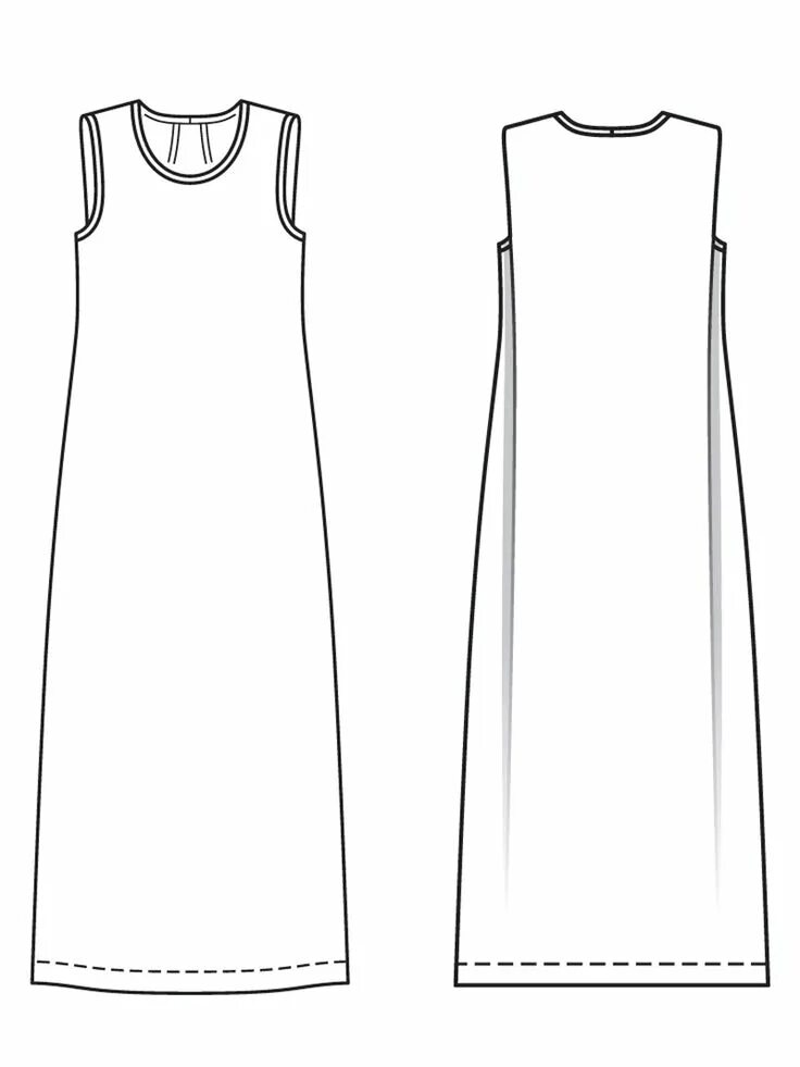 Платье футболка длинное выкройка Макси-платье - выкройка № 115 B из журнала 5/2017 Burda - выкройки платьев на Bu