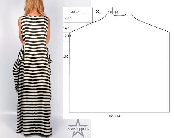 Платье футболка длинное выкройка Картинка Сшить платье, Как сшить платье, Одежда