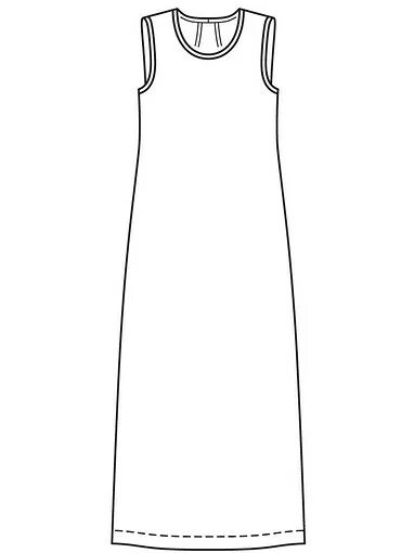 Платье футболка длинное выкройка Burda 5/2017 на BurdaStyle.ru