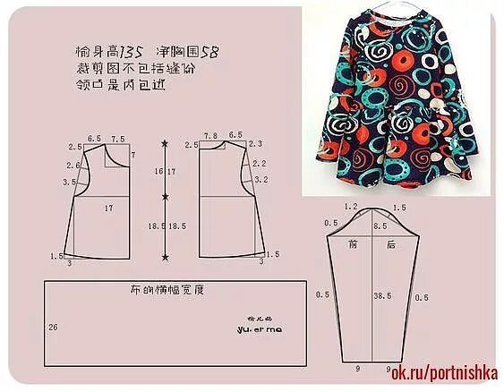 Платье футболка для девочки выкройка Фотография Girls dress sewing patterns, Childrens clothing patterns, Baby clothe