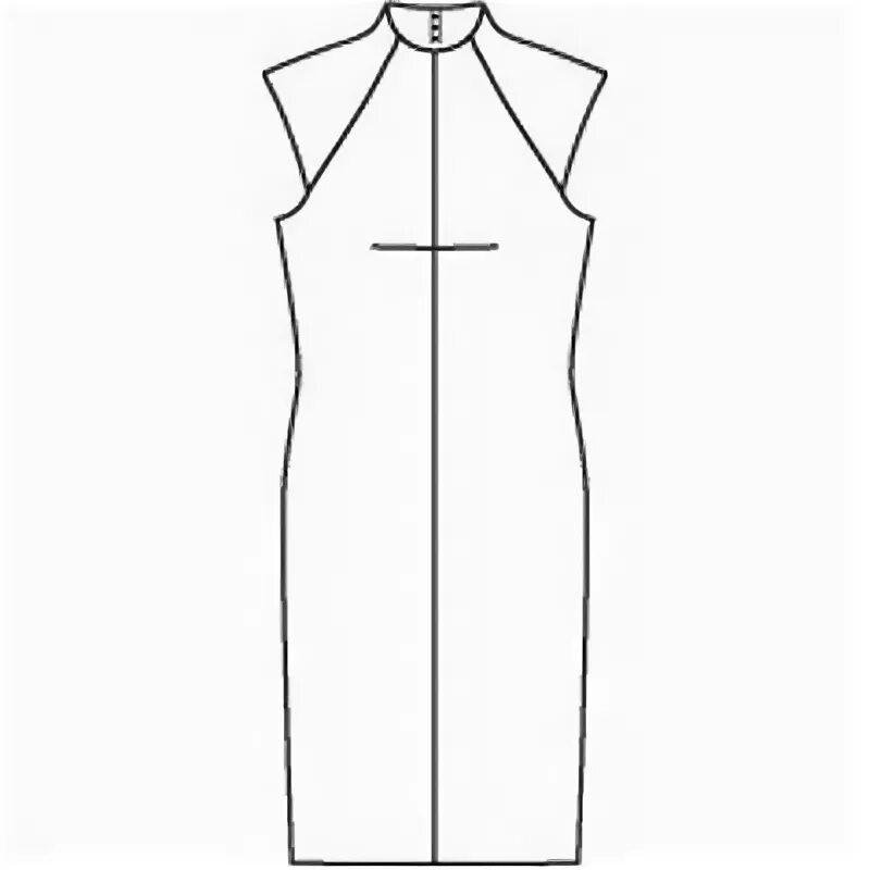 Платье футляр без выкройки Платье - выкройка № 124 A из журнала 8/2009 Burda - выкройки платьев на BurdaSty