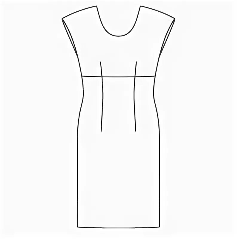 Платье футляр без выкройки Платье-футляр (с изображениями) Платья, Выкройки, Выкройки одежды