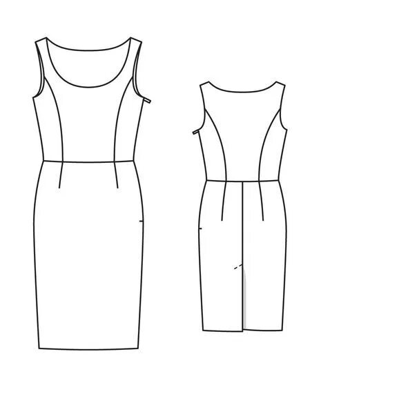 Платье футляр скачать выкройку Платье-футляр - выкройка № 118 из журнала 3/2013 Burda - выкройки платьев на Bur