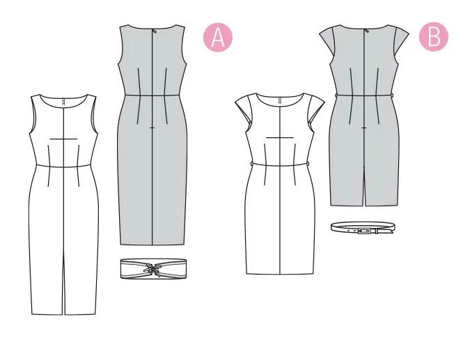 Платье футляр выкройка Выкройка Burda № 6320 - Платье-футляр - Первая примерка