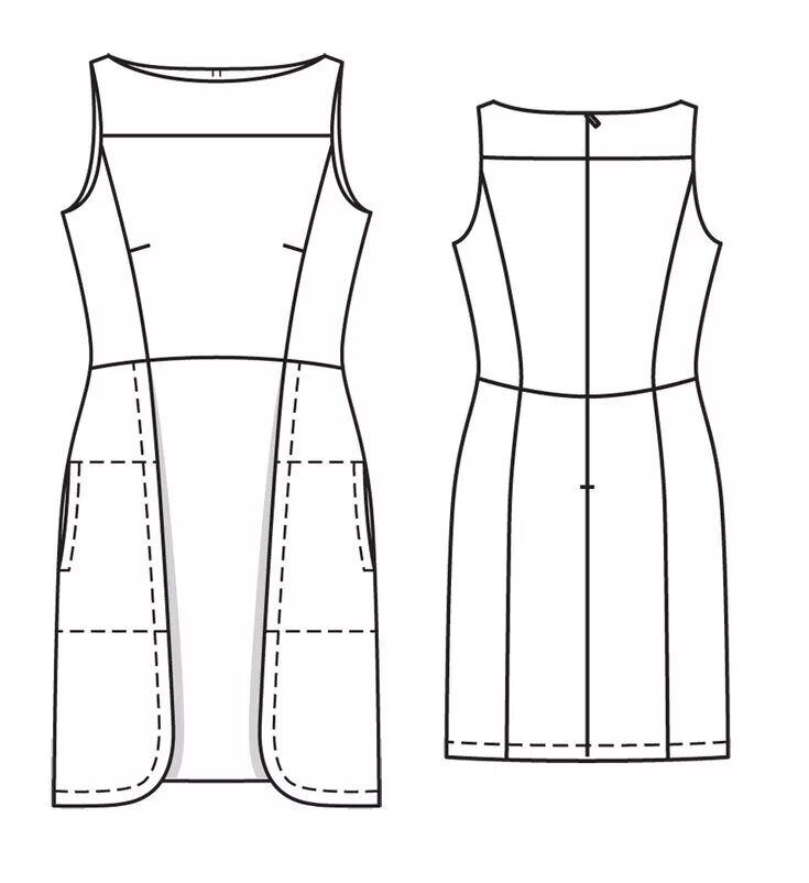 Платье футляр выкройка бурда Платье-футляр - выкройка № 108 из журнала 4/2014 Burda - выкройки платьев на Bur