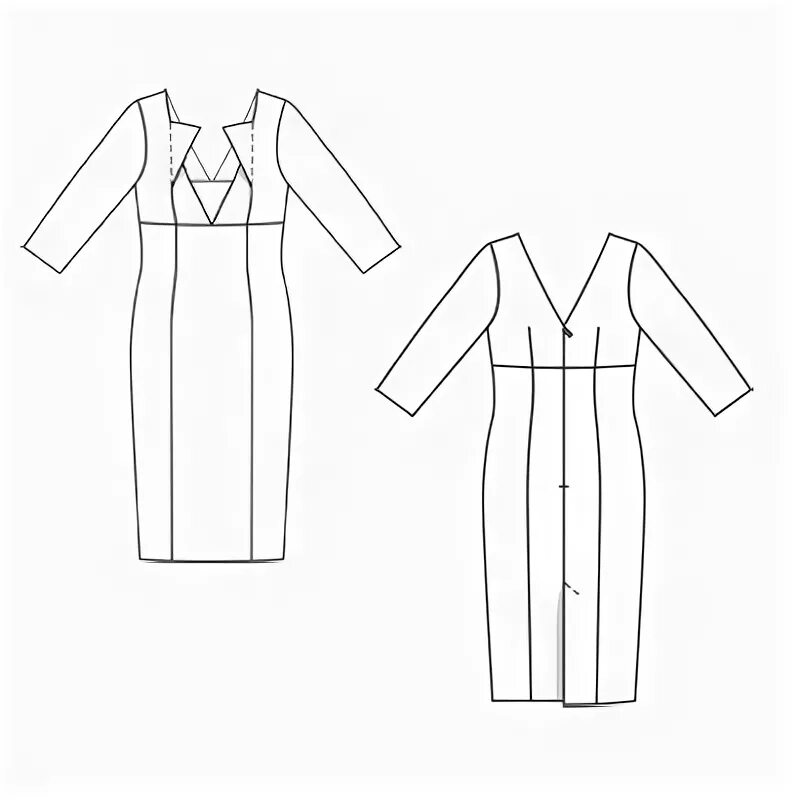 Платье футляр выкройка бурда Платье - выкройка № 131 из журнала 9/2011 Burda - выкройки платьев на Burdastyle