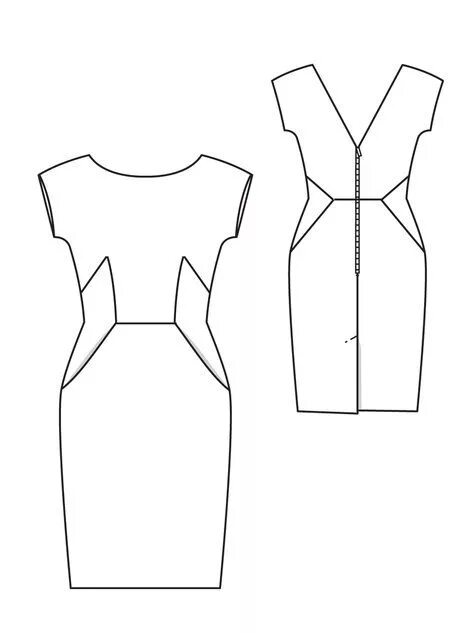 Платье футляр выкройка бурда Sewing Patterns Burda Style BurdaStyle.com Clothing patterns, How to make clothe