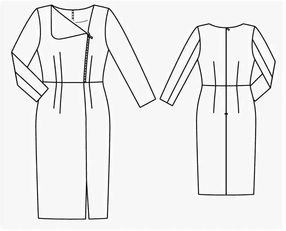 Платье футляр выкройка бурда Sewing Patterns Burda Style BurdaStyle.com Dress zipper, Sewing patterns, Burda 