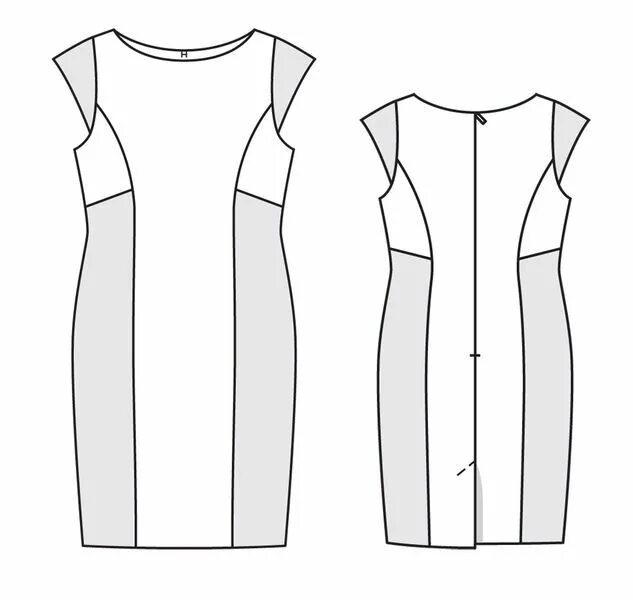 Платье футляр выкройка бурда Платье в 2020 г Платья, Мода, Выкройки