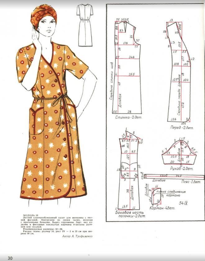 Платье халат выкройка купить шитье ДЛЯ ПОЛНЫХ Fashion sewing, Dress sewing patterns, Women top sewing pattern