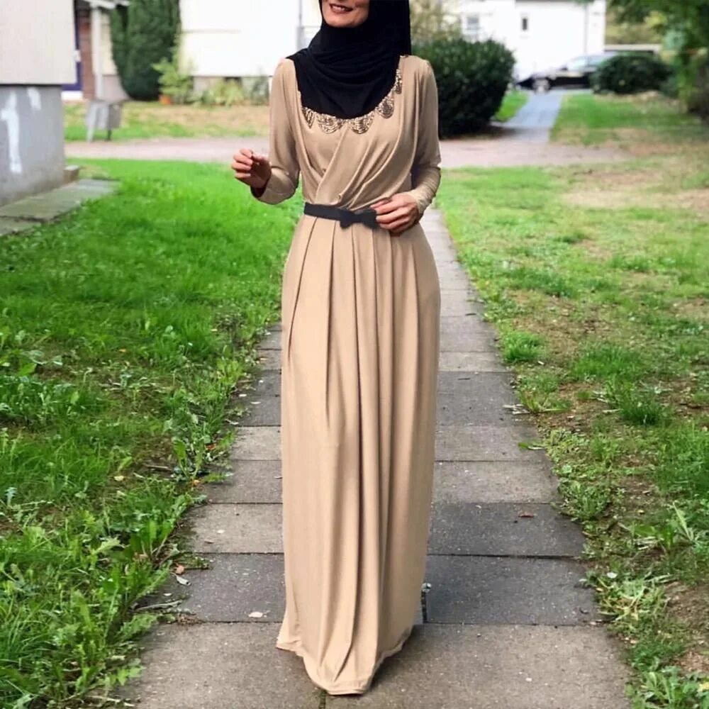 Платье хиджаб фото Хиджаб - купить с доставкой по выгодным ценам в интернет-магазине OZON (13632921