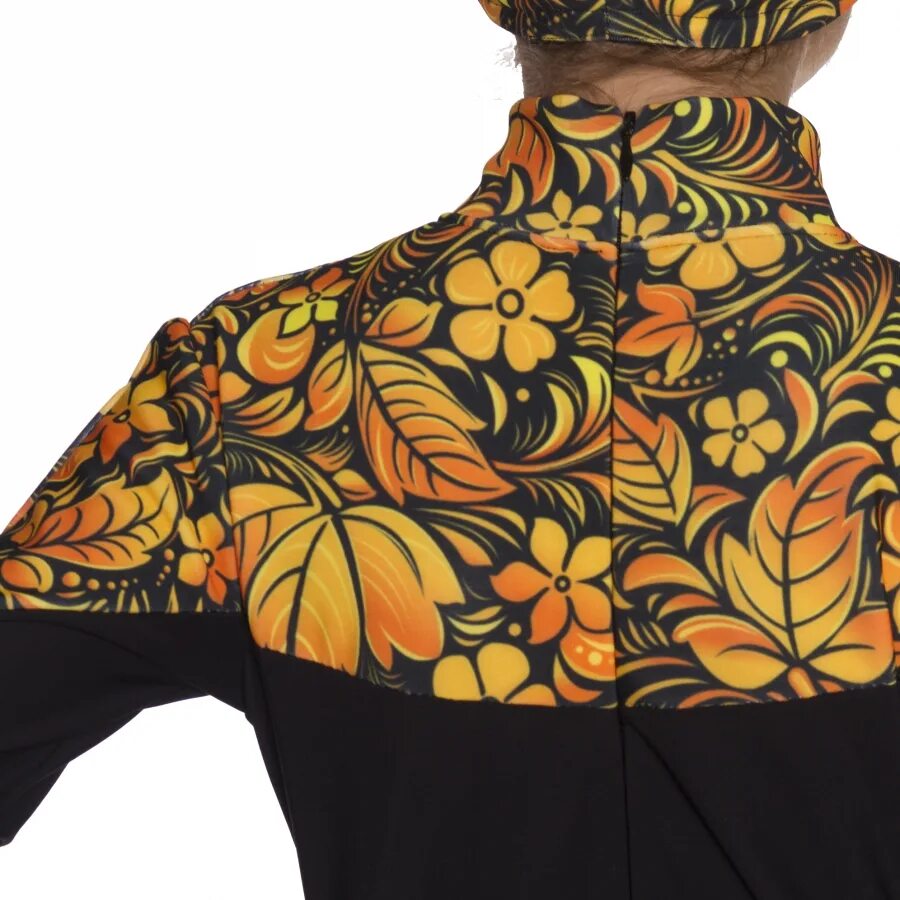 Платье хохлома женское в стиле Платье в стиле хохлома - MalinaDress.ru