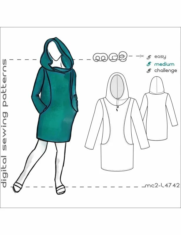 Платье худи с капюшоном выкройка Pin on Milton Costume Ideas- MILTON