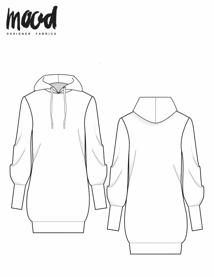 Платье худи выкройка The Idra Dress - Free Sewing Pattern Dress sewing patterns free, Sewing patterns