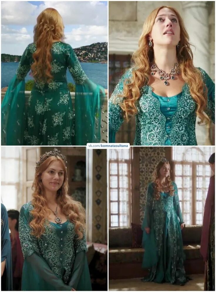Платье хюррем султан фото Образы Хюррем Султан - 153 photos Midieval dress, Historical dresses, Turkish dr