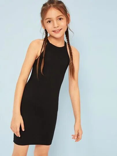 Платье подростки фото Новинки для детей SHEIN