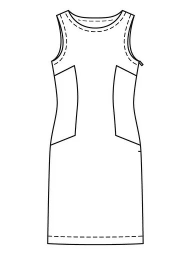 Платье приталенного силуэта выкройка Burda 6/2013 на BurdaStyle.ru