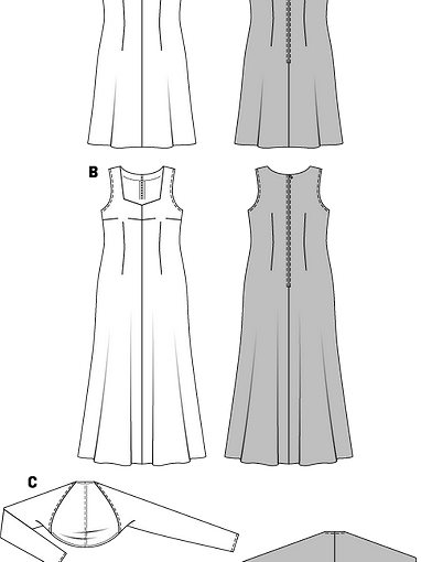 Платье приталенного силуэта выкройка Выкройки платьев бальных от Burda - купить и скачать на Burdastyle.ru