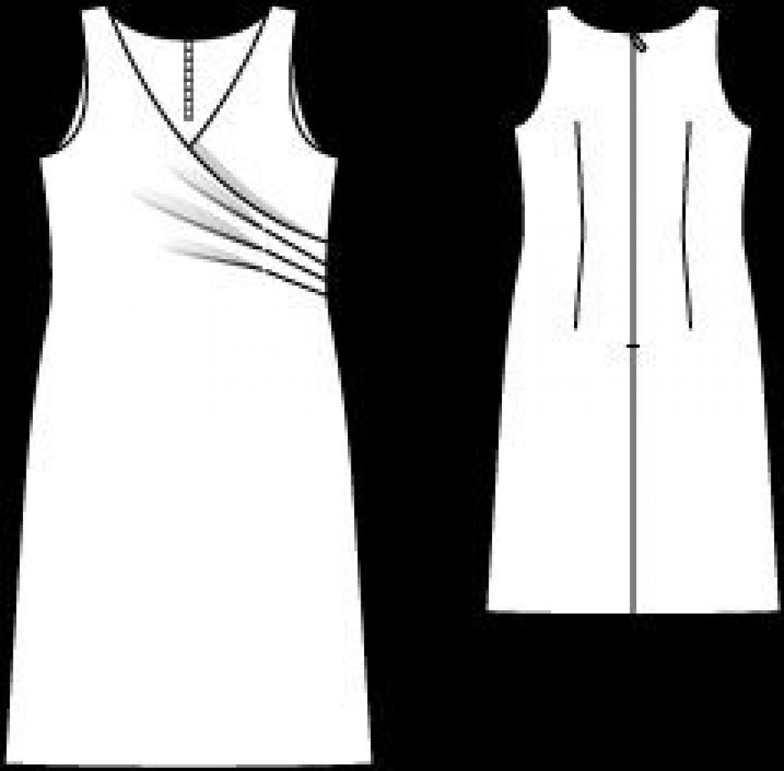 Платье приталенного силуэта выкройка BurdaStyle.ru: для тех, кто шьёт Выкройка платья, Платья, Выкройки