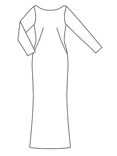 Платье приталенного силуэта выкройка Выкройки одежды Burda - купить и скачать на BurdaStyle.ru