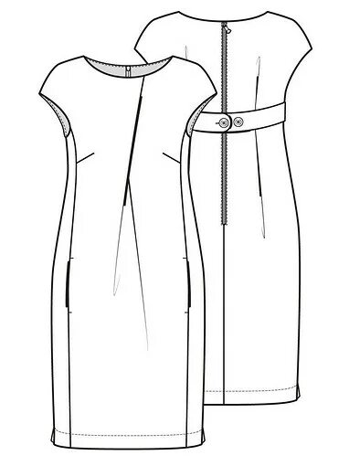 Платье приталенного силуэта выкройка Knipmode Fashionstyle 9/2020 на BurdaStyle.ru