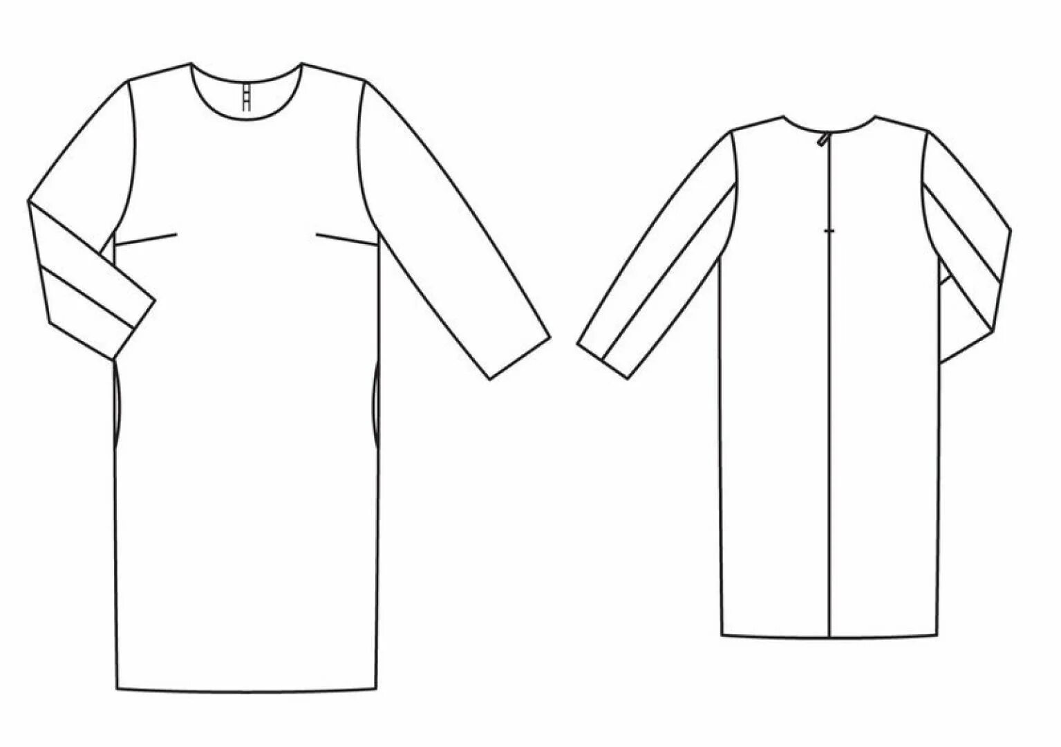 Платье прямое женское выкройка BurdaStyle.ru: для тех, кто шьёт Выкройки, Выкройка платья, Платья