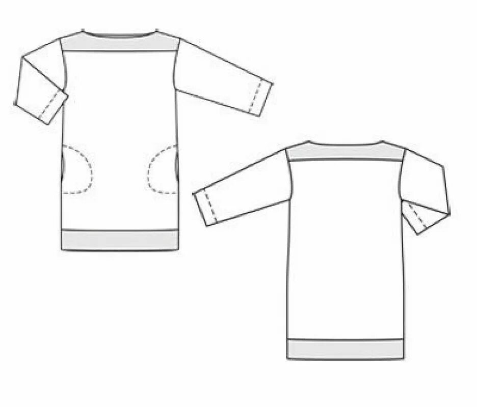 Платье прямого кроя выкройка Простое платье от Ольга: Сшито по выкройке Платье прямого кроя № 107 B (Burda 2/