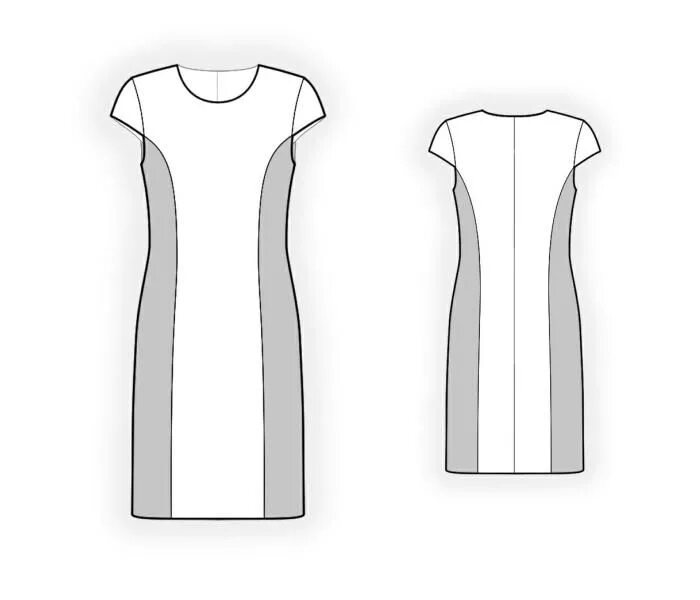 Платье прямой покрой выкройка Patterns in sizes Womens sewing patterns, Classical dress, Blouse pattern sewing