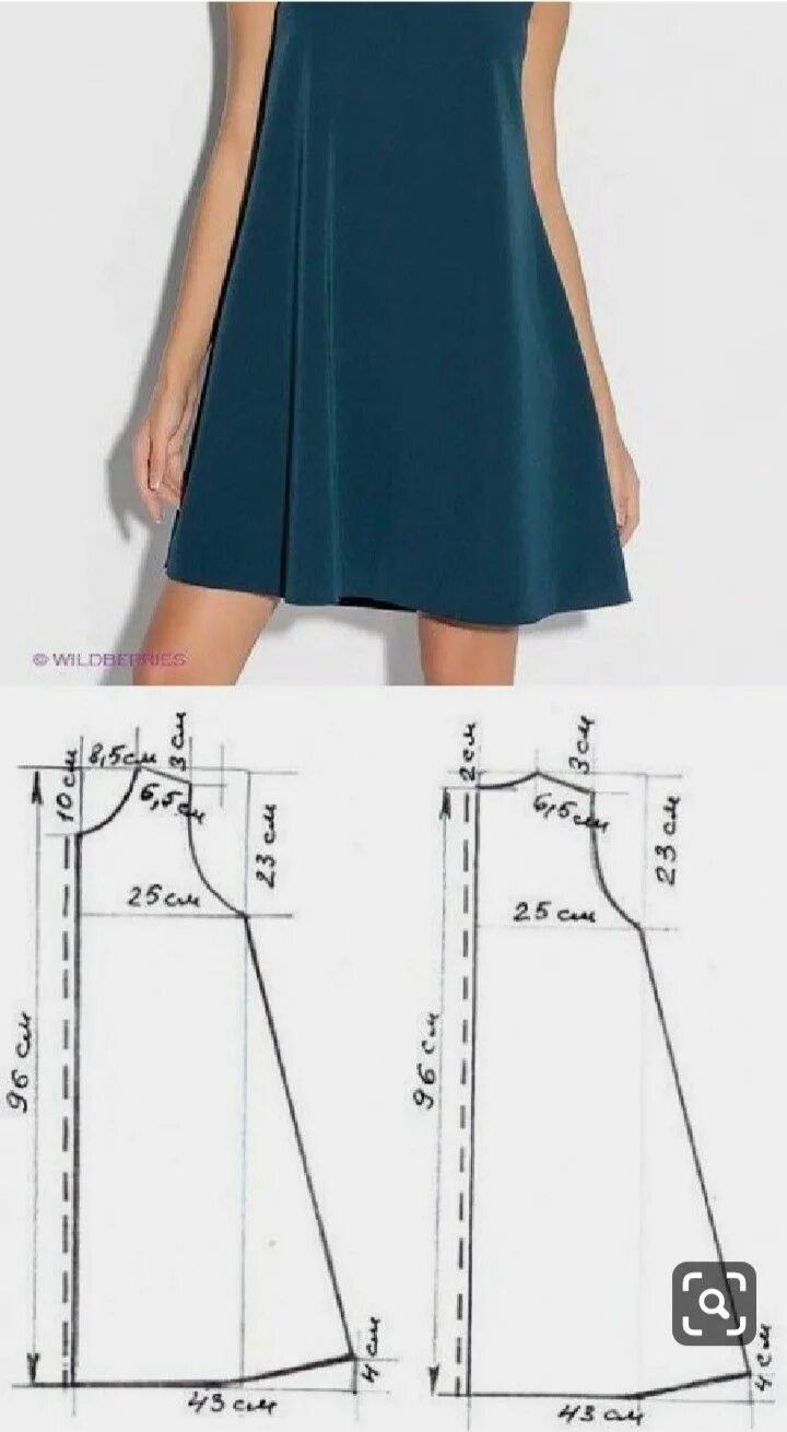 Платье расклешенное от груди выкройка Pin on Diseño de modas Sewing clothes women, Dress sewing patterns, Fashion sewi