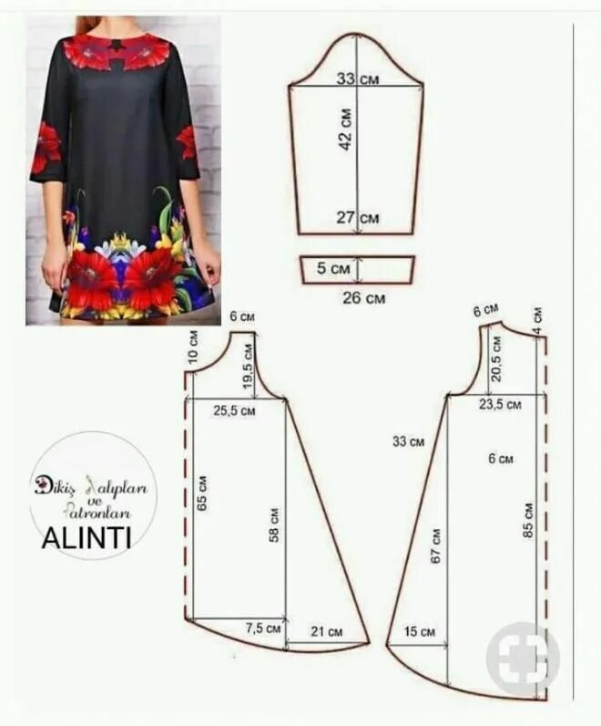 Платье расширить выкройка шитье и кройка Узоры для одежды, Как сшить платье, Пошив модной одежды