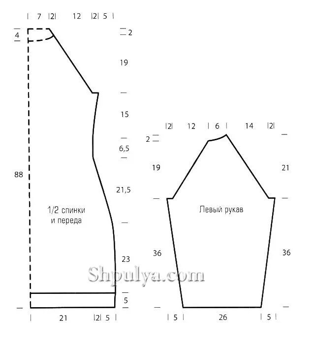 Платье реглан 50 с рукавом выкройка Синее платье с узором из кос и рукавом реглан Вязание, Японские узоры, Рукав