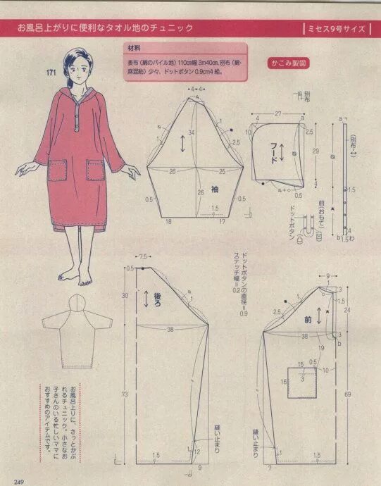 Платье реглан для полных женщин выкройка giftjap.info - Интернет-магазин Japanese book and magazine handicrafts - Lady Bo