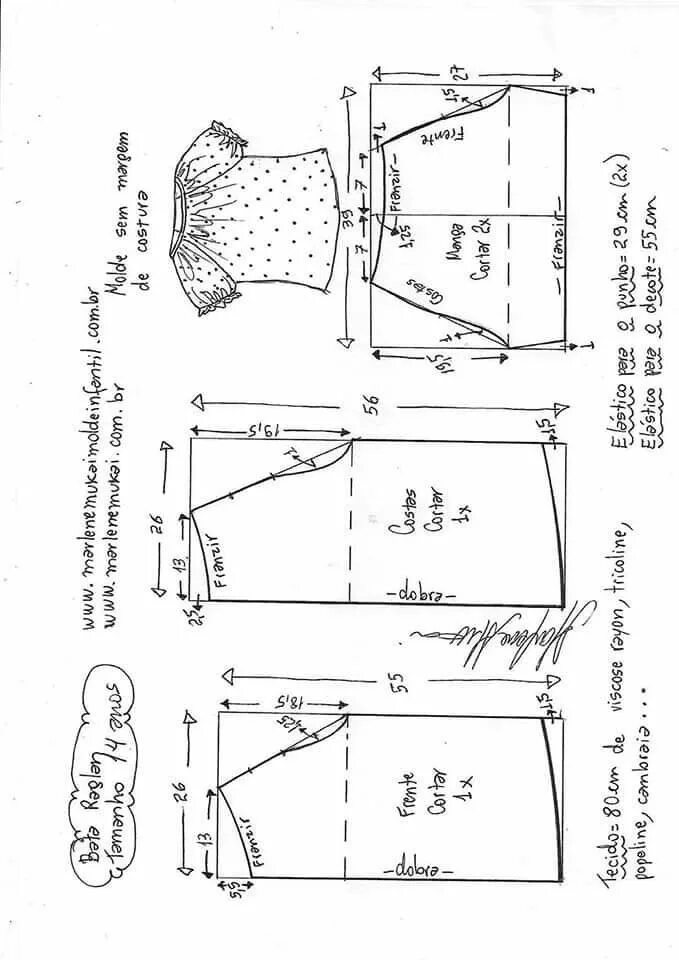 Платье реглан выкройка детская Пин от пользователя Carmen Zavala на доске Molde vestido niña Дети модели, Выкро