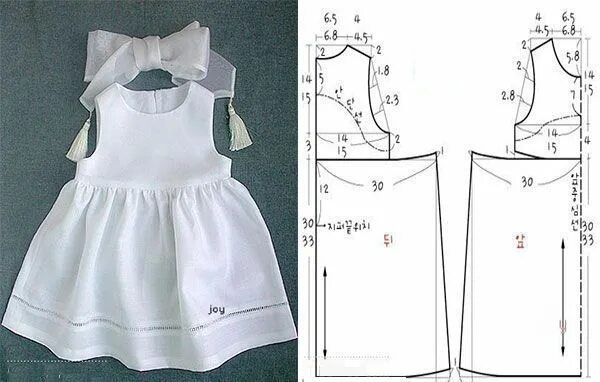 Платье рост 116 выкройки Molde de Vestido Infantil para Imprimir: com Passo a Passo - Artesanato Passo a 