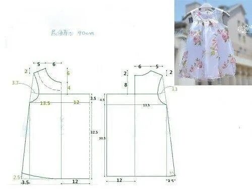 Платье рост 116 выкройки #шить #выкройки #шитьемое #шитьлегко #шитьмодно #шитьедетям #шитьздорово #шитькр