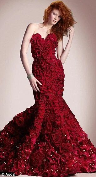 Платье роза фото Beautiful Red Dresses with Floral Accents for Every Occasion