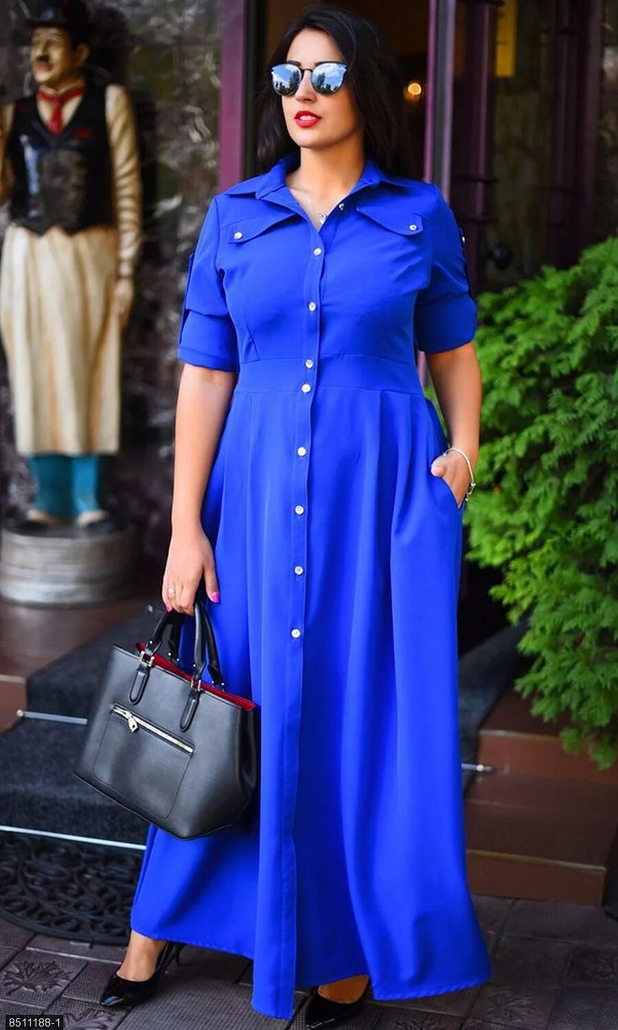 Платье рубашка для полных женщин фото Как носить платье рубашку полным женщинам - журнал 13malyshok.ru