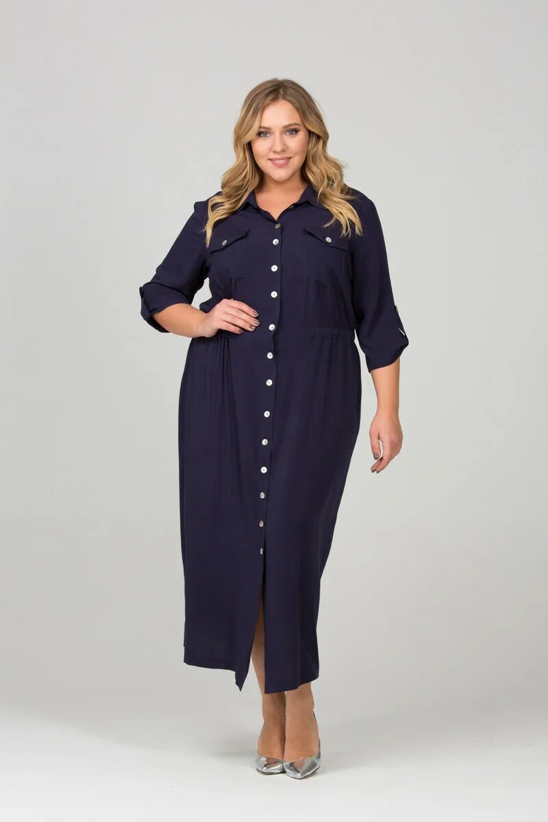 Платье рубашка для полных женщин фото Платье Intikoma 0266466: купить за 5000 руб в интернет магазине с бесплатной дос