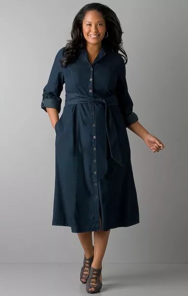 Платье рубашка для полных женщин фото Женское платье рубашка больших размеров