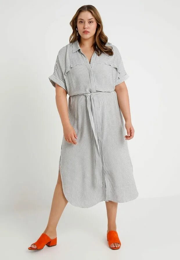 Платье рубашка для полных женщин фото Платья для полных девушек стильные, молодежные: фото. Одежда для полных девушек: