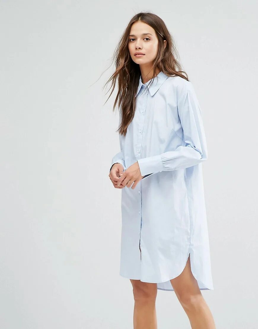 Платье рубашка фото Gestuz Oxford Shirt Dress - ShopperBoard