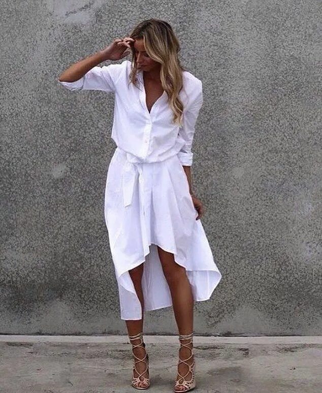 Платье рубашка фото Fashion and Daily Inspiration on Instagram: "#summerstyle #fashiontrends #stylis