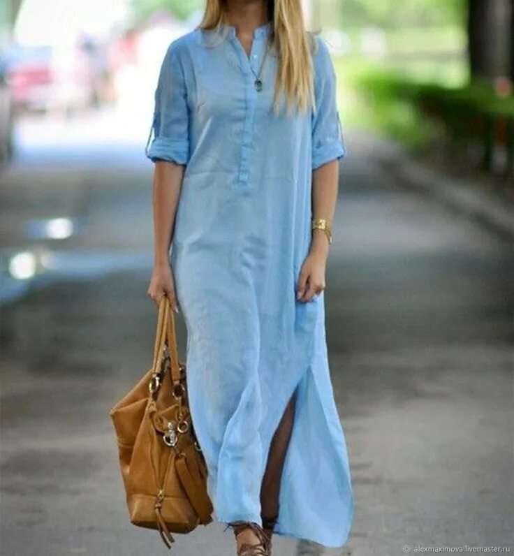 Платье рубашка фото Платье -рубашка "Летиция" - заказать на Ярмарке Мастеров - IL91HRU Платья, Ташке