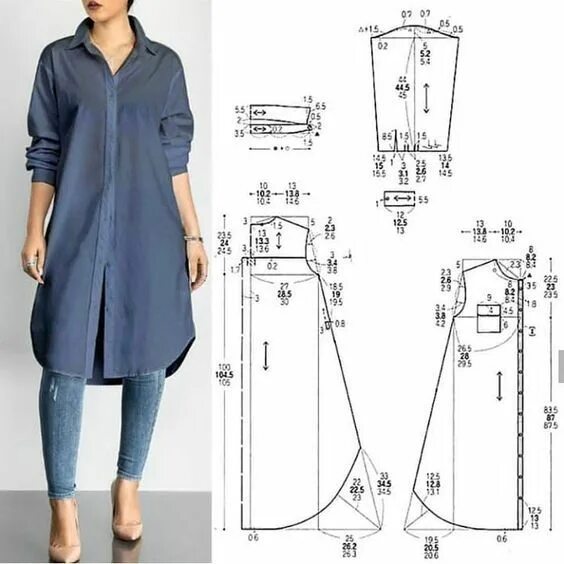 Платье рубашка сшить своими руками выкройки Стильные просторные рубашки. Сохраняем идеи.. Шитье - мое хобби - рукоделие, вык